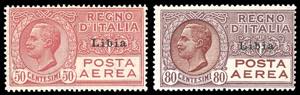 POSTA AEREA 1928/29 - Soprastampati, serie ... 