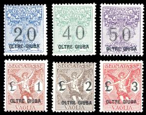 SEGNATASSE VAGLIA 1925 - Serie completa ... 