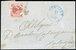 TROPEA, svolazzo + cerchio azzurro punti 12 ... 