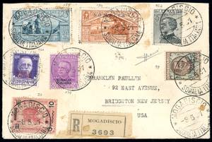 1931 - Busta raccomandata pluriaffrancata ... 