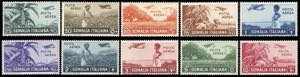 POSTA AEREA 1936 - Soggetti africani, serie ... 