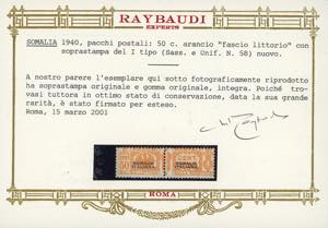 PACCHI POSTALI 1928/41 - Fascio al ... 