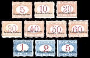 SEGNATASSE 1920 - Soprastampati in ... 