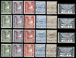 1923 - Marcia su Roma, serie completa, giro ... 