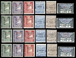 1923 - Marcia su Roma, serie completa, giro ... 