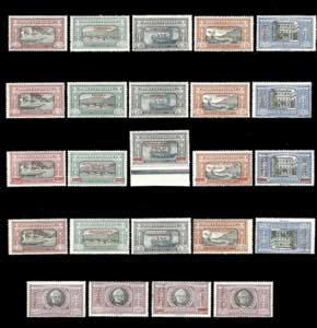 1924 - Manzoni, serie completa, giro delle ... 