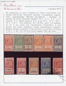 OCCUPAZIONE BRITANNICA AFRICA ... 