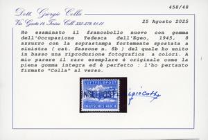 OCCUPAZIONE TEDESCA EGEO 1945 - ... 