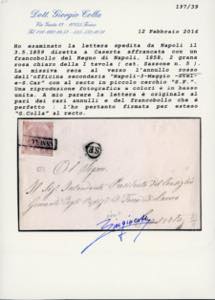 1859 - 2 grana rosa chiaro, I ... 