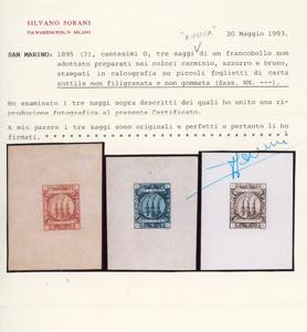 1865 - Saggi Riester non adottati, ... 