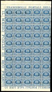 1892 - 5 cent. su 10 cent., soprastampa ... 