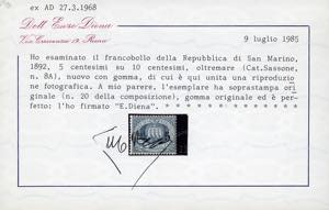 1892 - 5 cent. su 10 cent. ... 