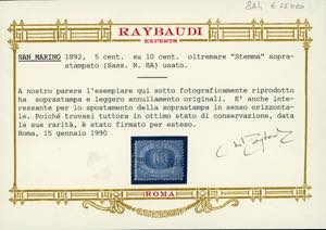 1892 - 5 cent. su 10 cent. ... 