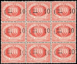 1892 - 10 cent. su 20 cent. ... 