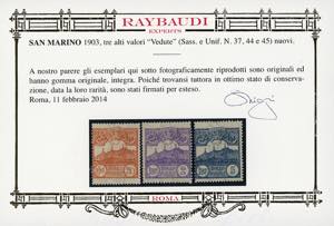 1903 - Cifra o Veduta, serie ... 