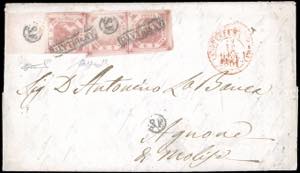 1861 - 2 grana rosa carminio , I tavola ... 