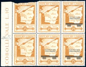 1943 - 25 cent. soprastampato Governo ... 