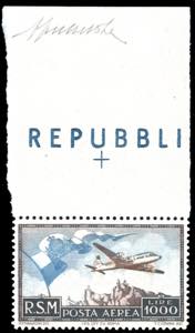 1951 - 1.000 lire Bandiera (99), bordo di ... 