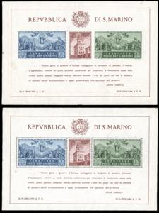 1945 - Palazzo del Governo, foglietto ... 