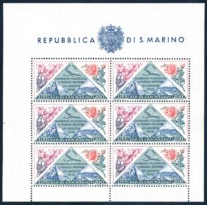 1952 - 200 lire Fiori-Giornata Filatelica, ... 