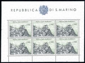 1958 - 500 lire Panorama, foglietto (18), ... 