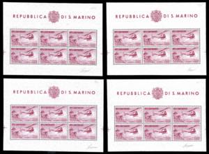 1961 - 1.000 lire Elicottero, foglietto ... 