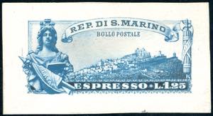 1929 - 1,25 lire Libertà (7), saggio di ... 