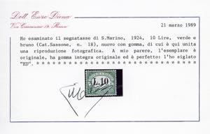 1924 - Colori cambiati, serie ... 