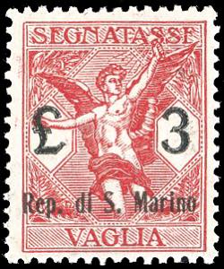 1924 - 3 lire soprastampato (6), ben ... 