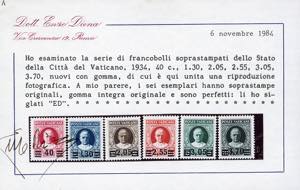 1934 - Provvisoria, serie completa ... 