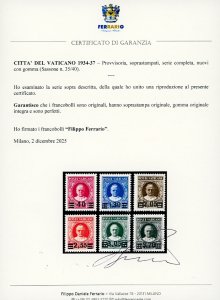 1934/37 - Provvisoria, serie ... 