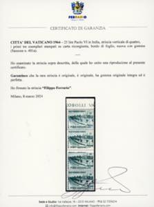 1964 - 25 lire Paolo VI in India, ... 