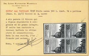 1958 - 500 lire Cupolone, dent. 14 ... 