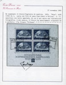 AUSTRIA FOGLIETTI 1933 - 50 + 50 ... 