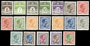 DANIMARCA 1921/28 - Ordinaria, serie ... 