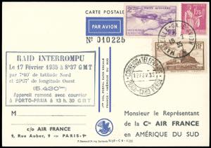 FRANCIA POSTA AEREA 1935 - Aerogramma ... 