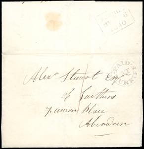 GRAN BRETAGNA 1840 - Lettera non affrancata ... 