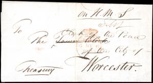 GRAN BRETAGNA 1840 - Circolare a stampa in ... 