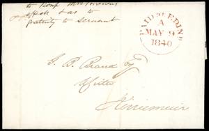 GRAN BRETAGNA 1840 - Lettera non affrancata ... 