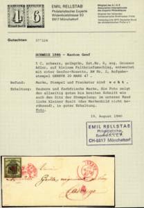 SVIZZERA CANTONALI GINEVRA 1847 - ... 