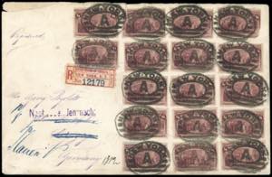 STATI UNITI 1893 - 8 cent. Colombo (Yv.87), ... 