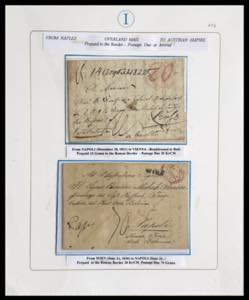 PREFILATELICHE NAPOLI 1801/1840 - ... 