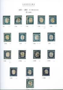 SARDEGNA 1855/1863 - Avanzata ... 