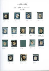 SARDEGNA 1855/1863 - Avanzata ... 