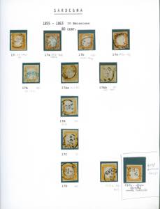 SARDEGNA 1858/1863  - Avanzata ... 
