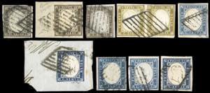 SARDEGNA 1860 - Dieci esemplari della IV ... 