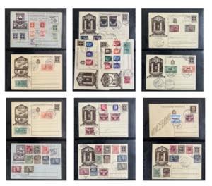 EGEO INTERI POSTALI 1942/1944 - Bellinsieme ... 