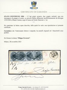 1856 - 1/2 baj grigio azzurro ... 