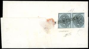 1954 - 1/2 baj grigio azzurro, stampa con ... 