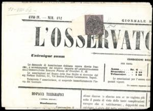 1864 - 1/2 baj violetto grigiastro (1A), ... 